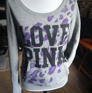 * Reserved for Ashley *  purple cheetah sweatshirt